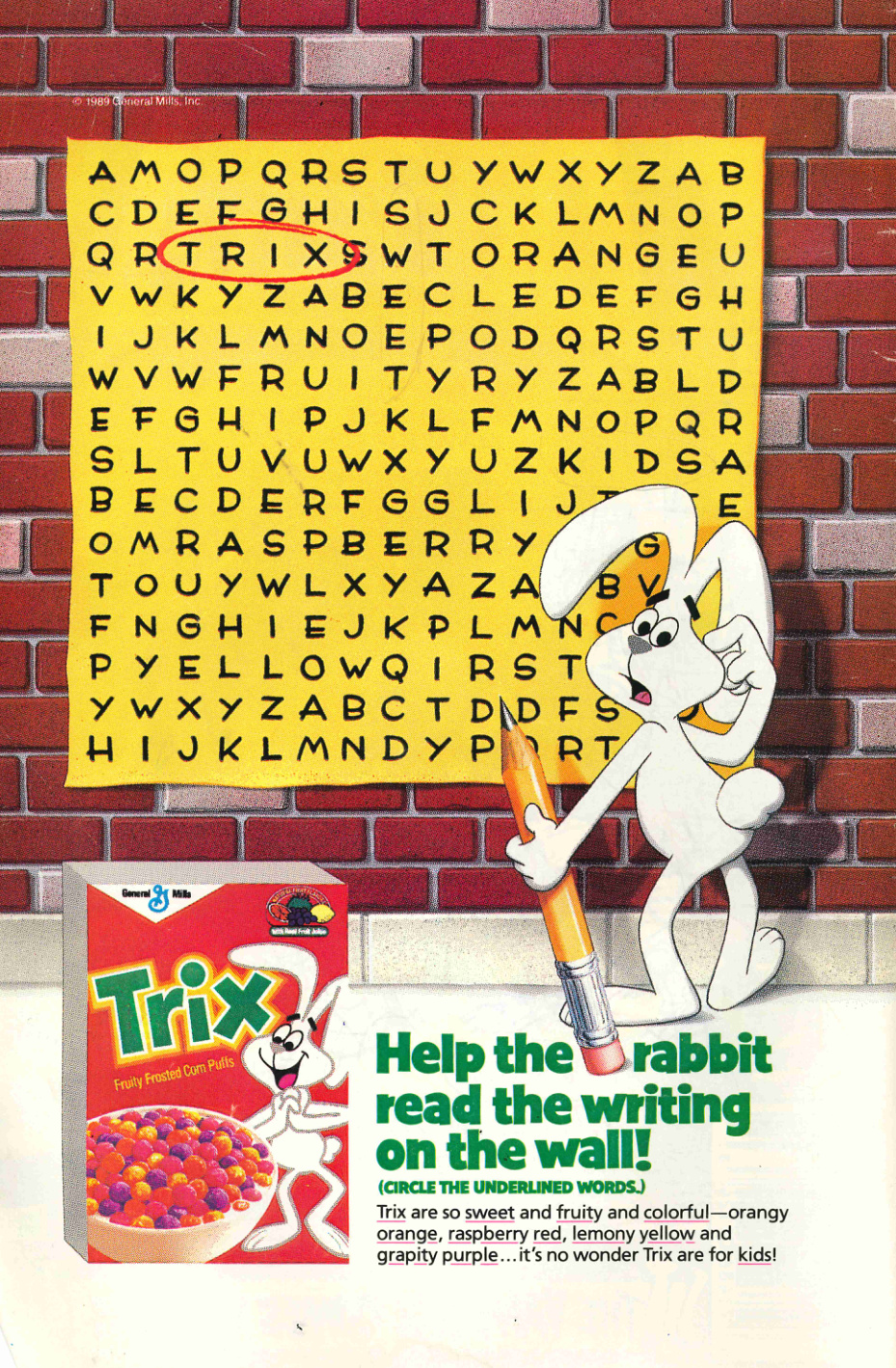 Trix Word Search
